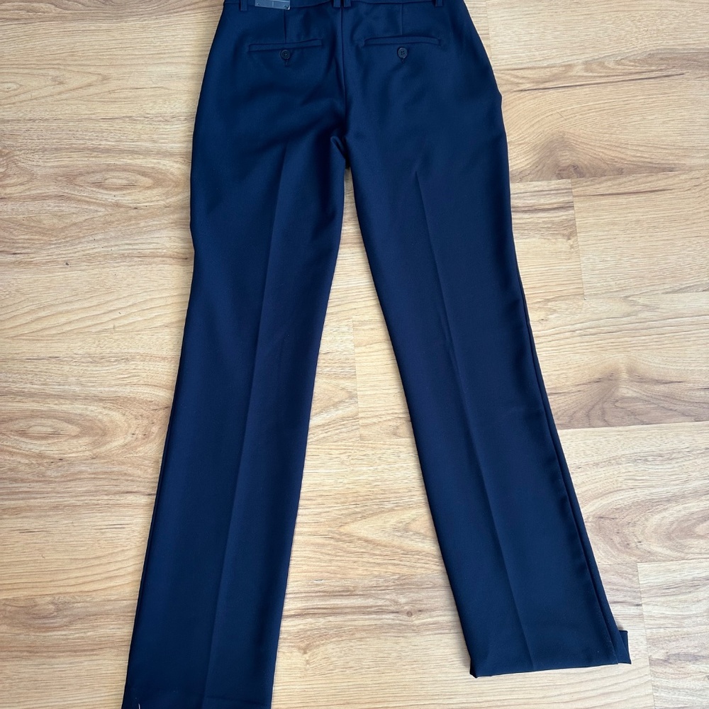 NWT Express Editor Low Rise Navy Bootcut Pants - Size 4L - Picture 13 of 13